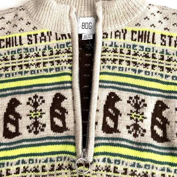 BDG Jesse Half Zip Sweater - Picture 5 of 9